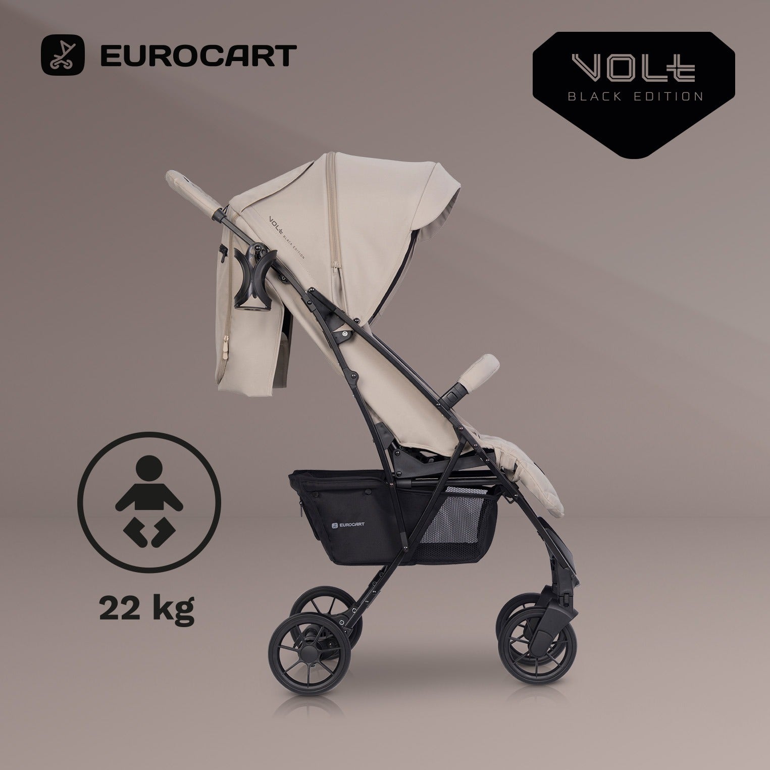 Passeggino Leggero Volt pro Black