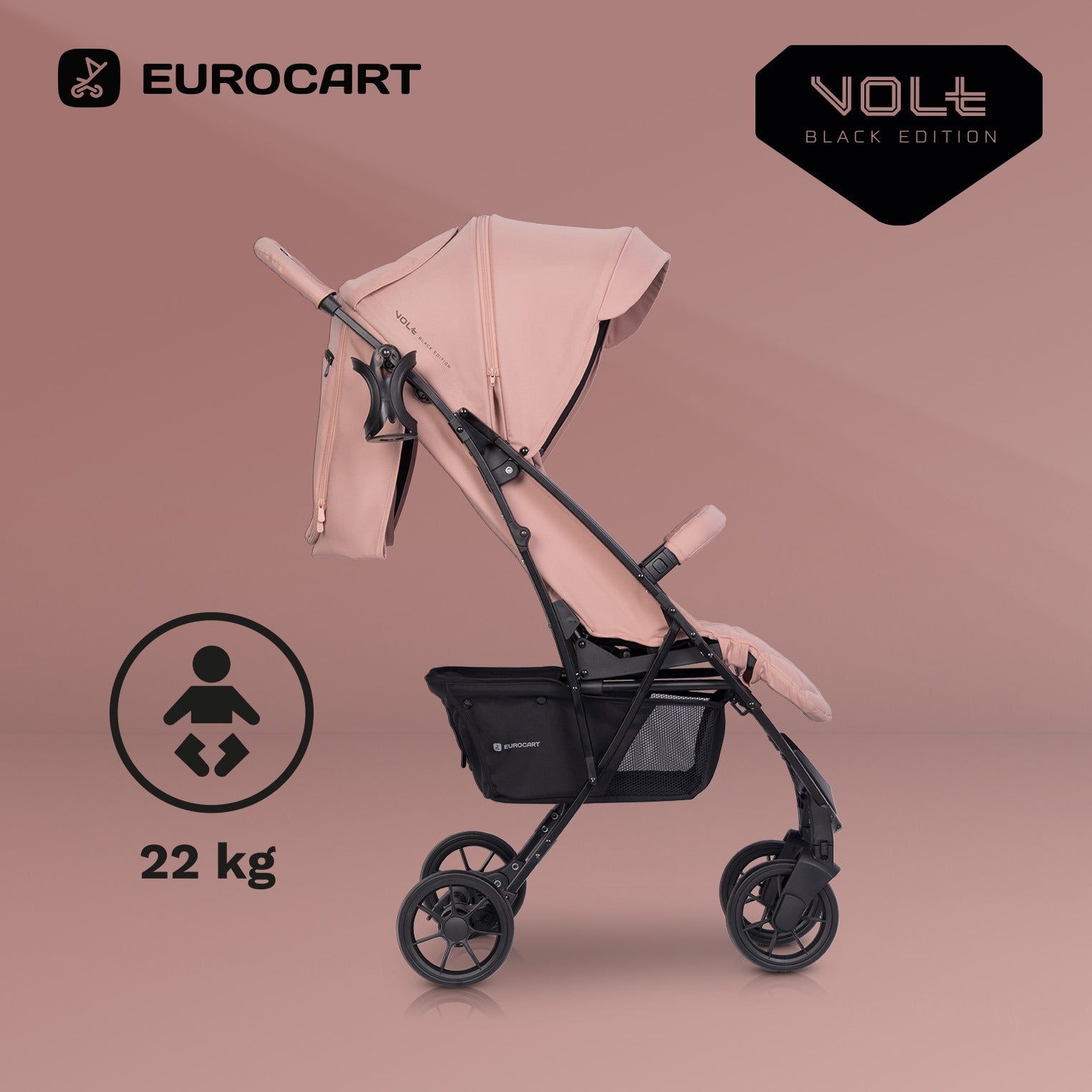 Passeggino Leggero Volt pro Black