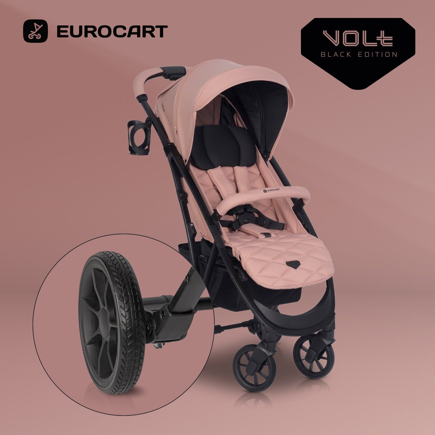 Passeggino Leggero Volt pro Black